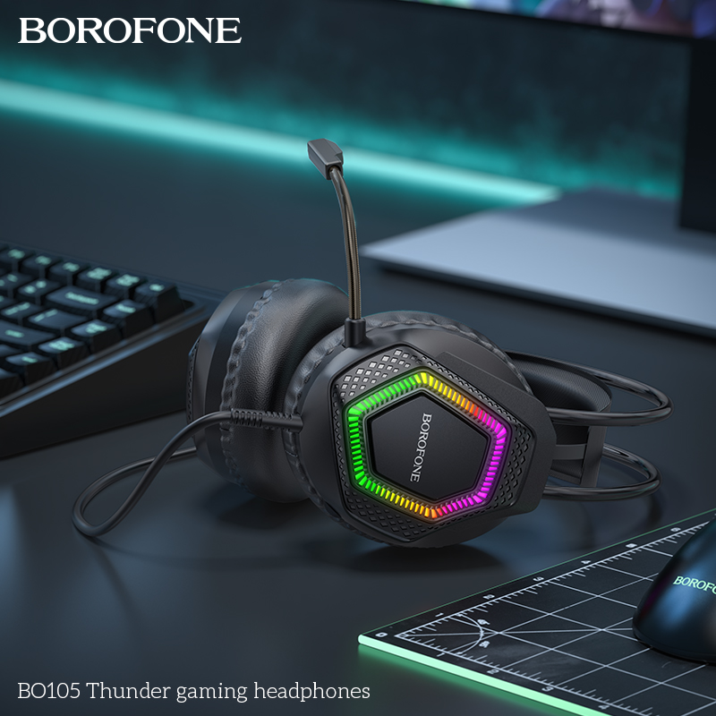 BOROFONE BO105 Thunder wired gaming headset NZ 6
